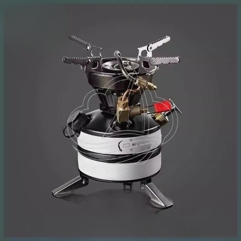 Camping Cooking Stove - All-in-One Portable Camping Stove Kit Multi-Fuel