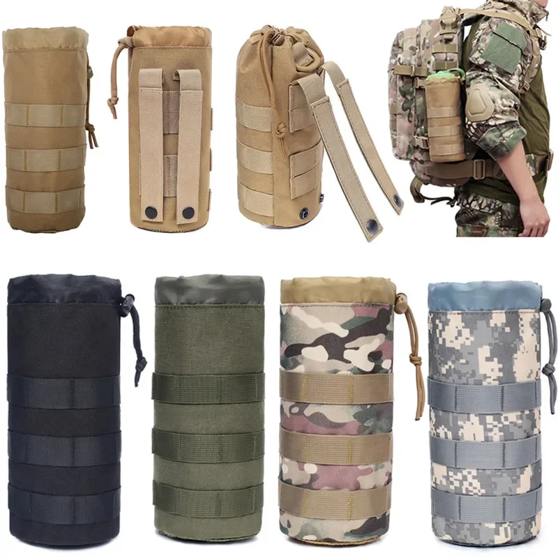 Camping Cooking Tin - Tactical Molle Water Bottle Bag Pouch