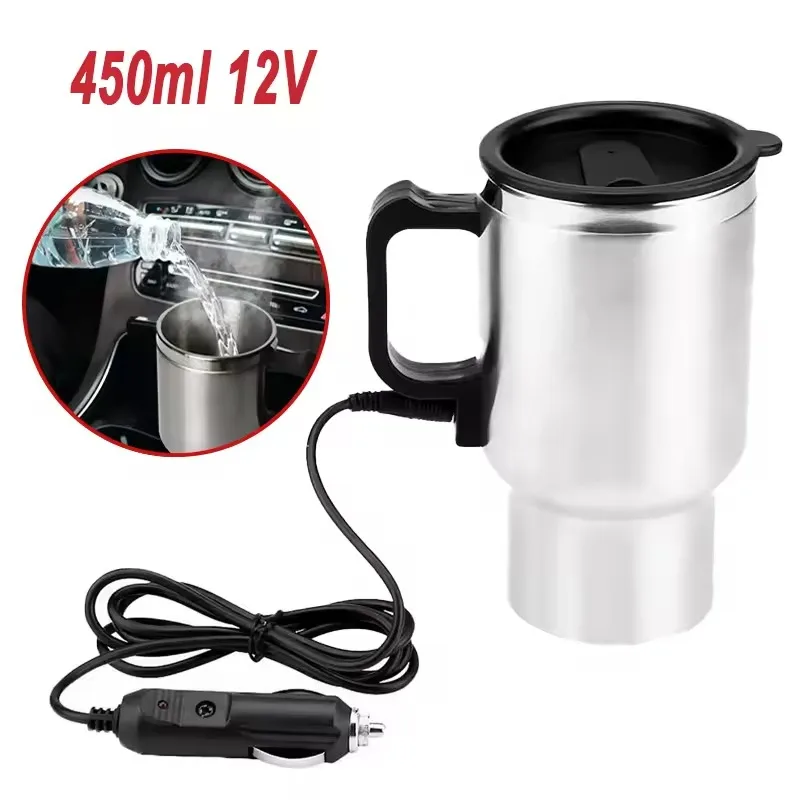Camping Cooking Tin - Electric Heating Car Kettle 12V 450ml