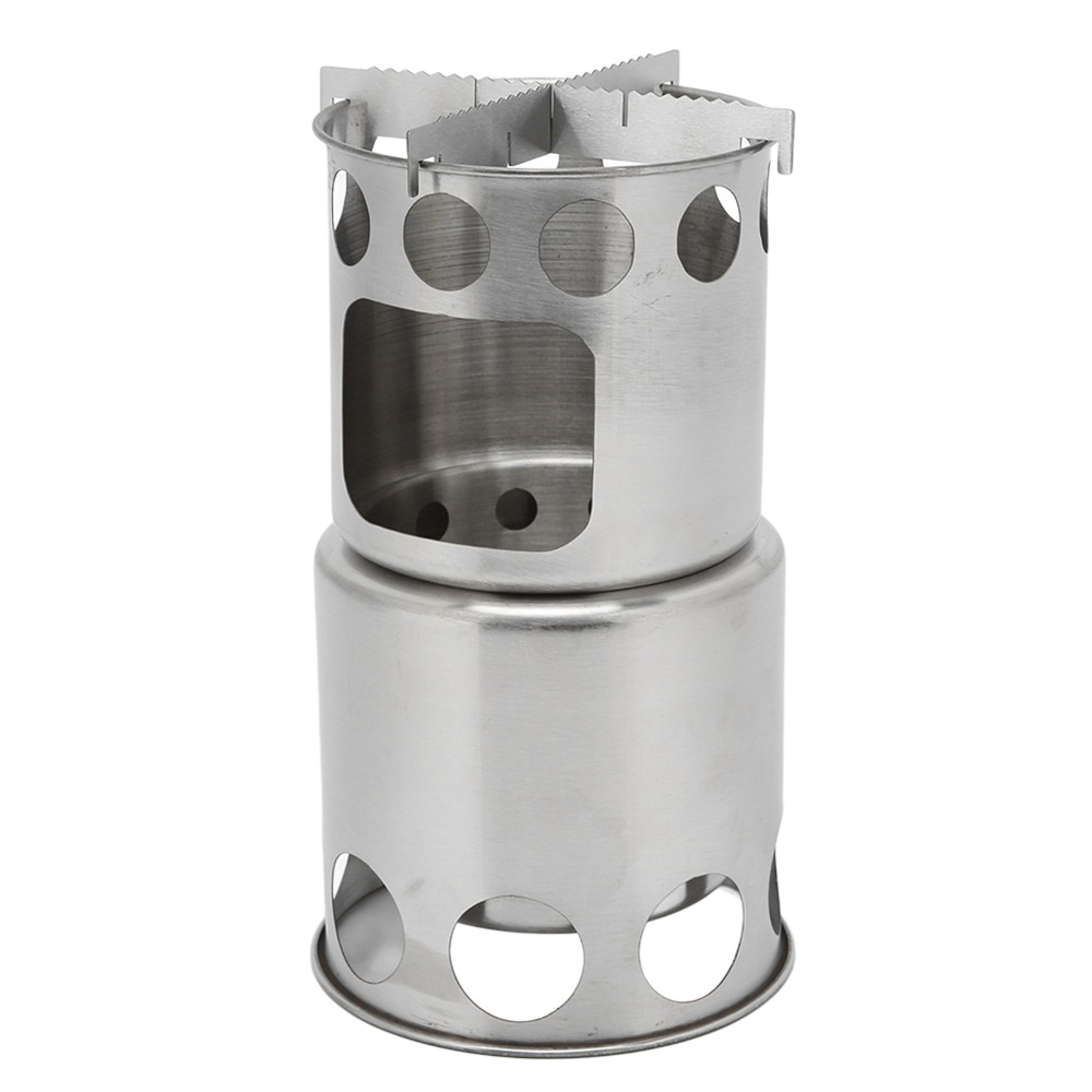 Camping Cooking Stove - Durable Stainless Steel Camping Cookware Set