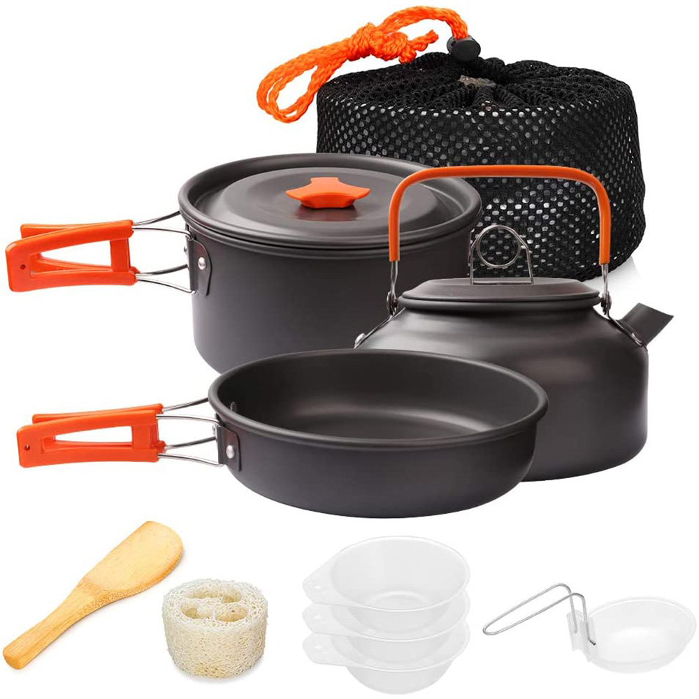 Camping Cooking Pack - 1pcs/1set Camping Cookware Kit Outdoor Cooking