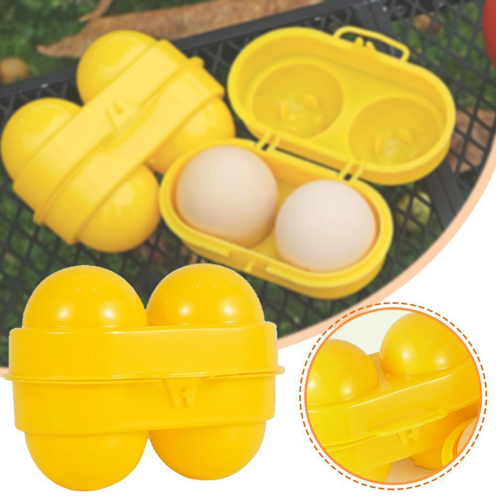 Camping Cooking Cover - 2 Grid Egg Storage Box Container