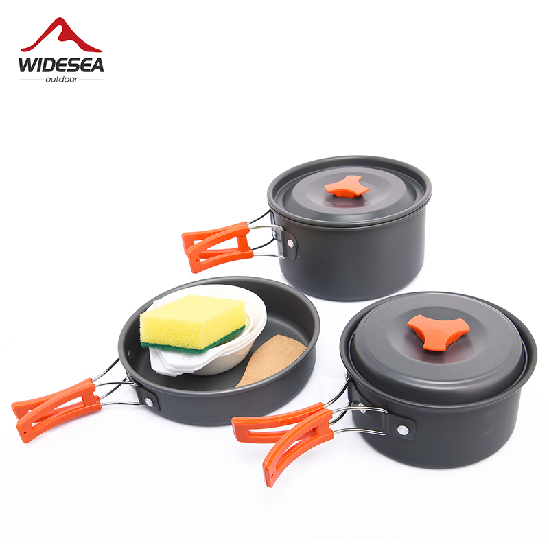 Camping Cooking Pack - Widesea Camping Outdoor Cookware Set Tableware