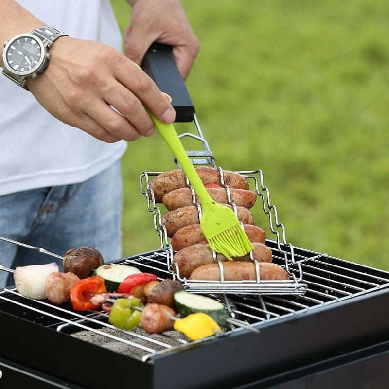 Camping Cooking Grill - Portable Camping BBQ Grill Compact Lightweight