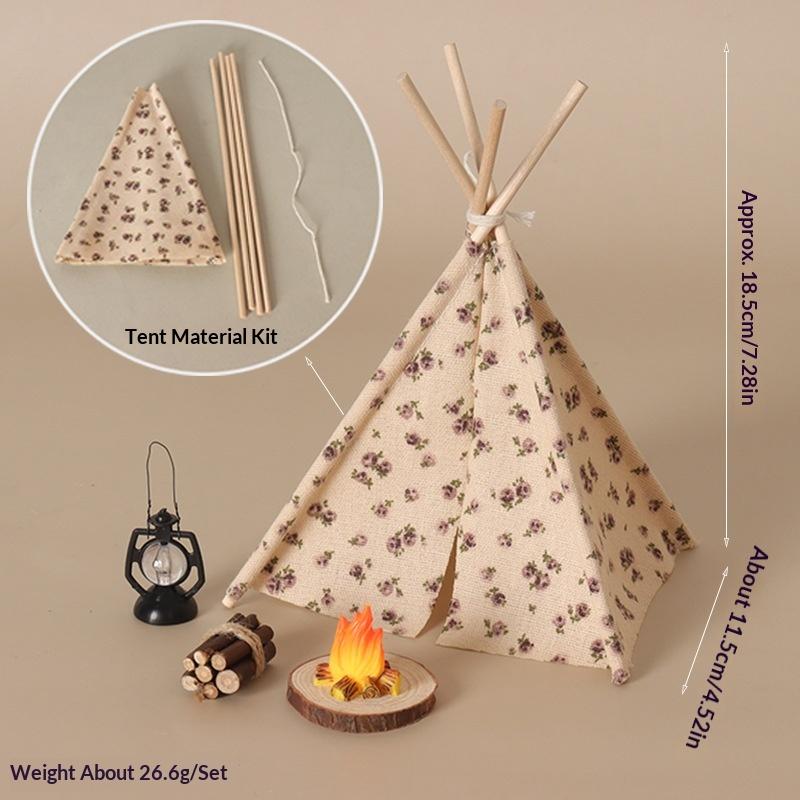 Camping Cooking Pack - **1 Set 1/12 Doll House Outdoor