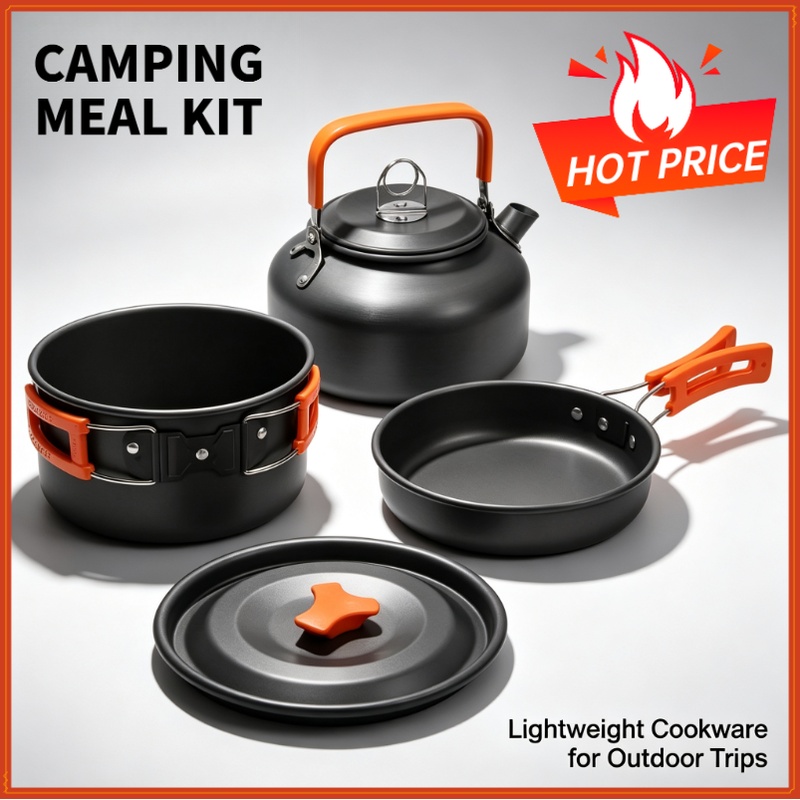 Camping Cooking Pack - Camping Cooking set Camping Cookware Travel