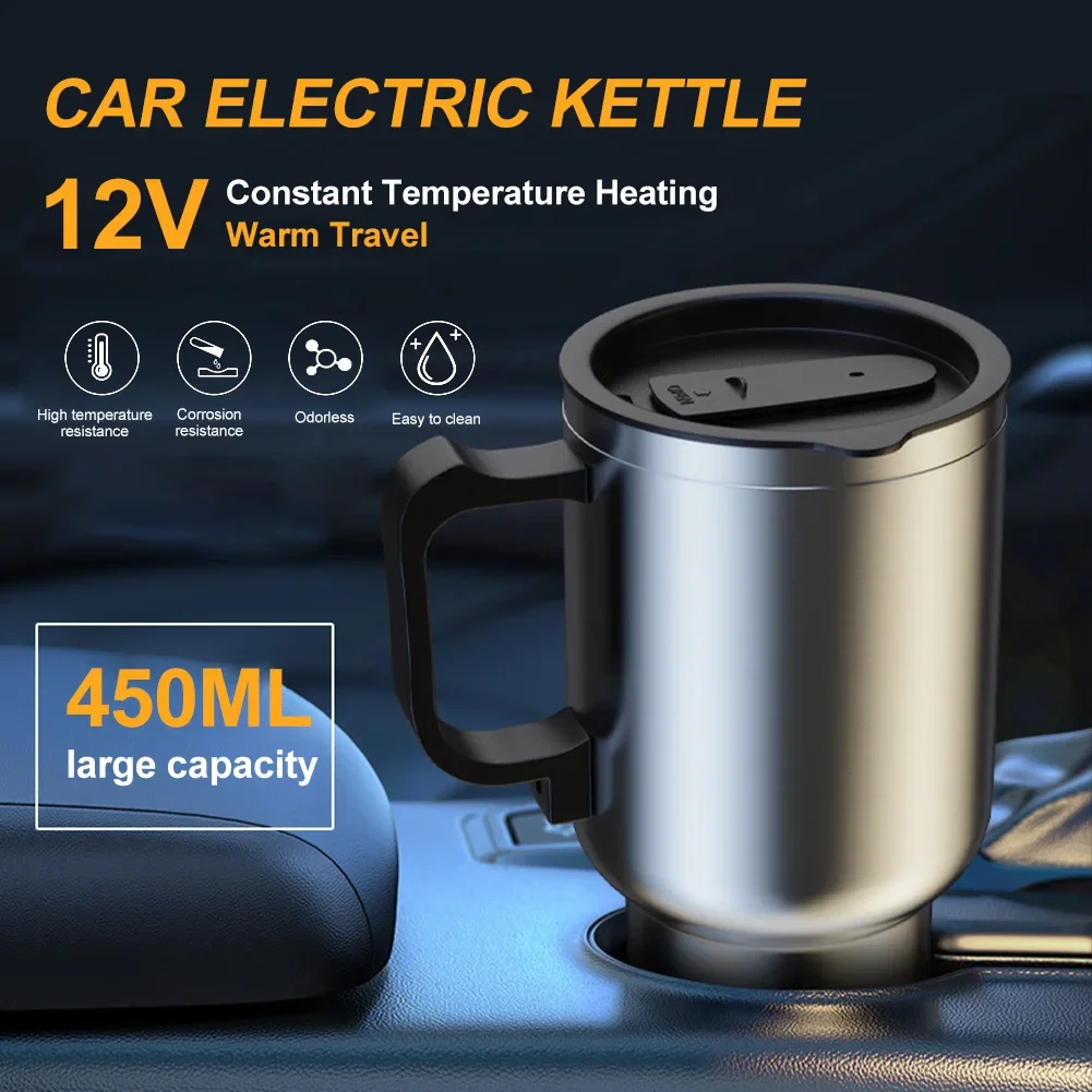 Electric Heating Car Kettle DC - Camping Cooking Tin recension och pris