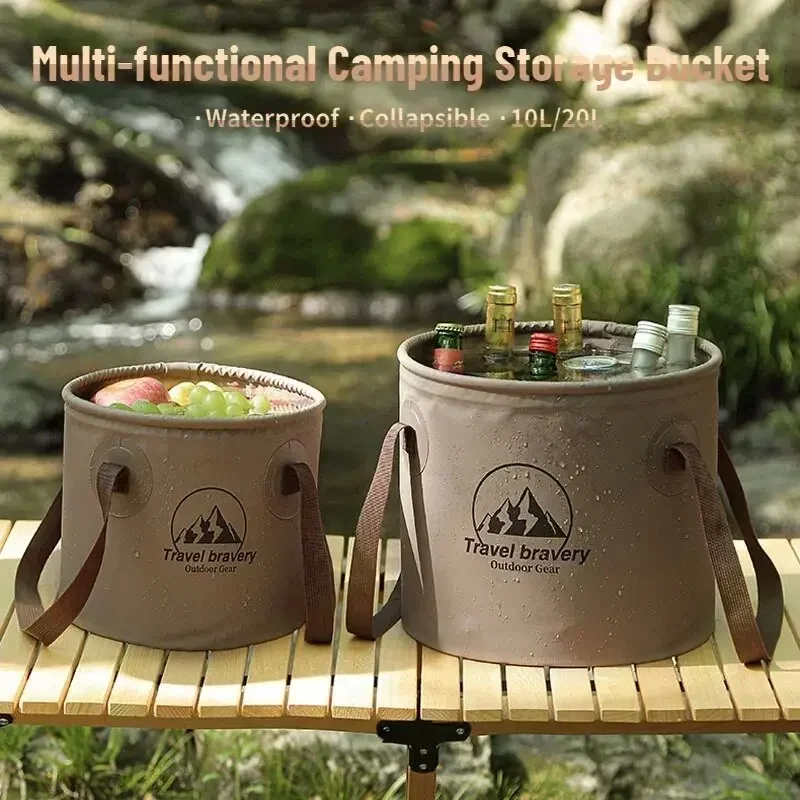 5/10/20L Folding Portable Buck - Camping Cooking Cover recension och pris
