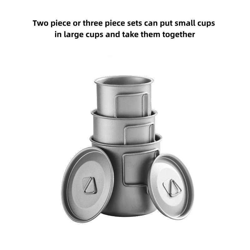 Titanium Camping Mug with Fold - Camping Cooking Pack recension och pris