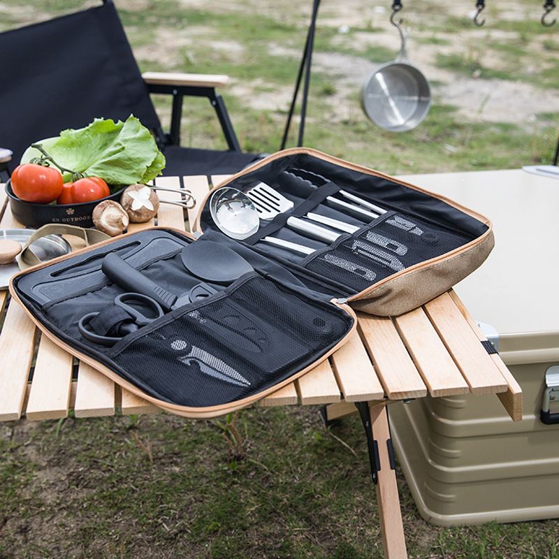 8pcs Camping Kitchen Cookware  - Camping Cooking Pack recension och pris