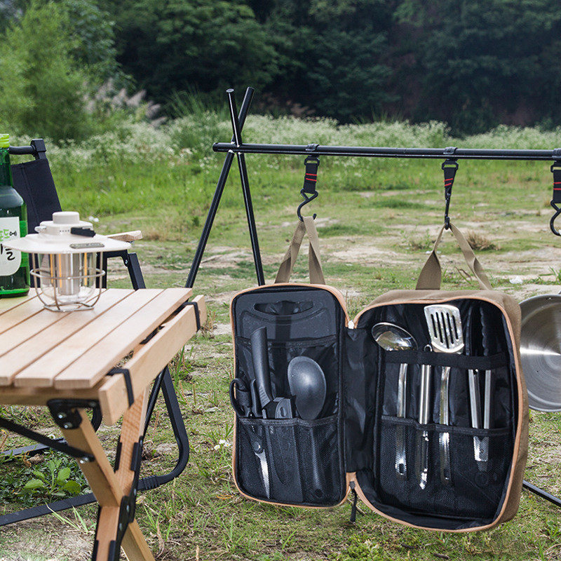 8pcs Camping Kitchen Cookware  - Camping Cooking Pack recension och pris
