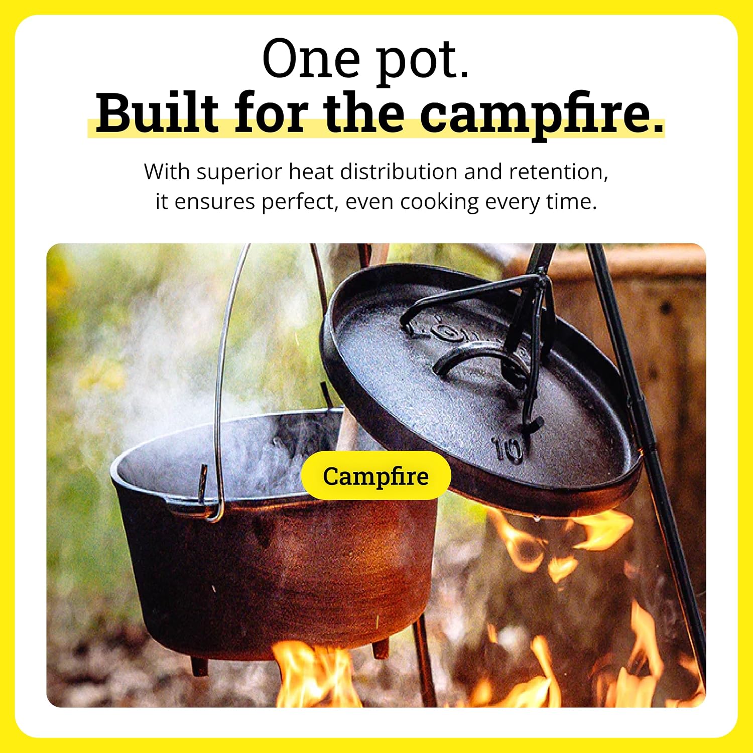 Camp Dutch Oven - Pre-Seasoned - Camp Dutch Oven Cast recension och pris