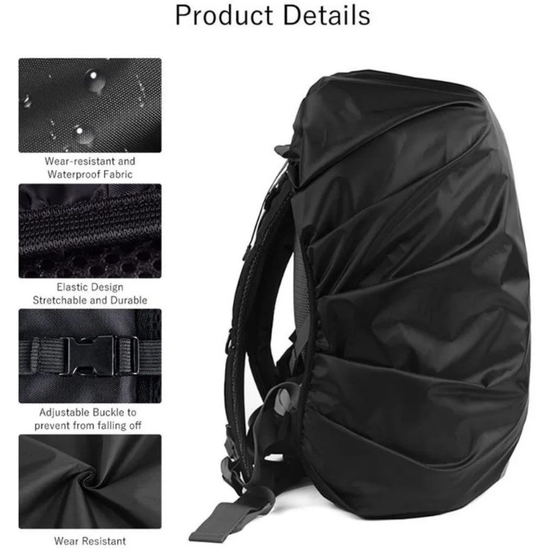 Reflective Waterproof Backpack - Camping Cooking Cover recension och pris