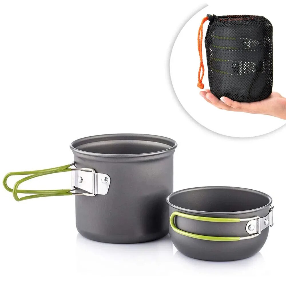 Camping Cookware Mess Kit Ultr - Camping Cooking Ware Set recension och pris