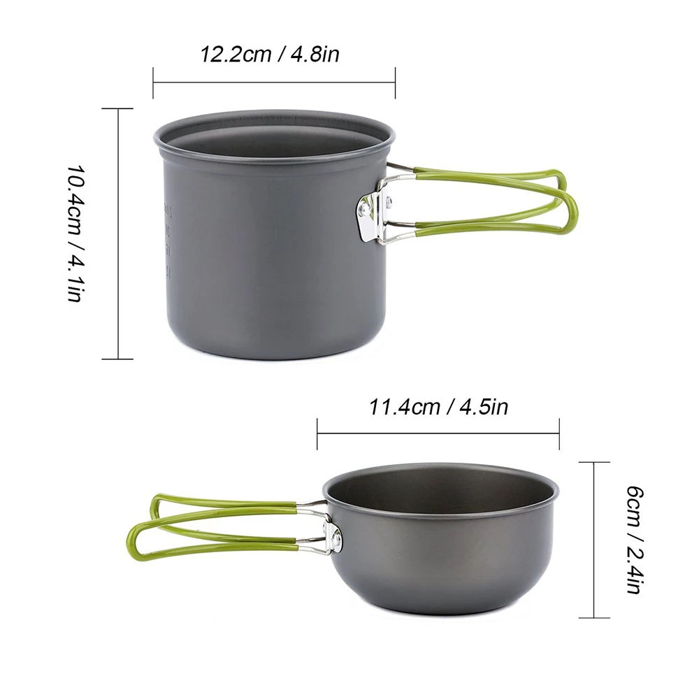 Camping Cookware Mess Kit Ultr - Camping Cooking Ware Set recension och pris