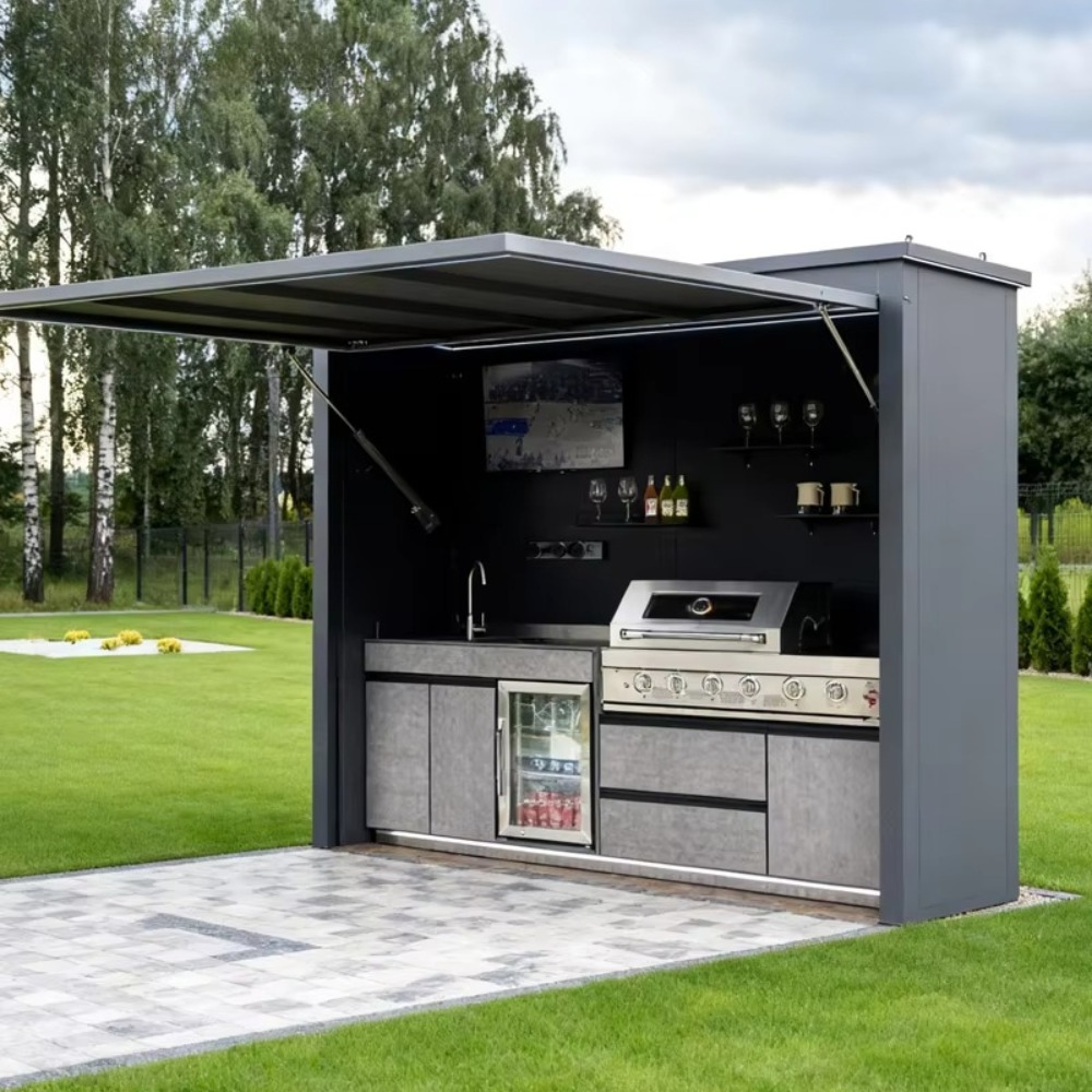 Aluminum Hotel Commercial BBQ  - Camping Cooking Canopy recension och pris