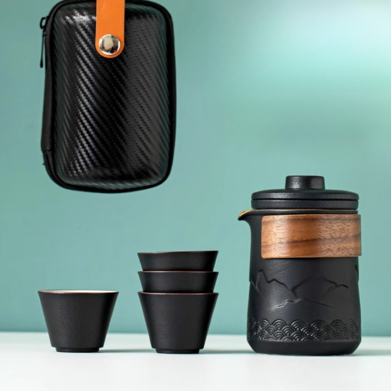 Portable Travel Tea Set One Po - Camping Cooking Utilities recension och pris
