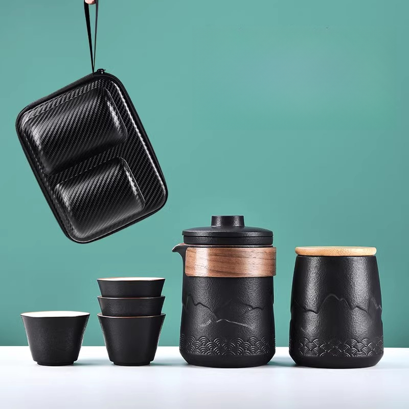 Portable Travel Tea Set One Po - Camping Cooking Utilities recension och pris