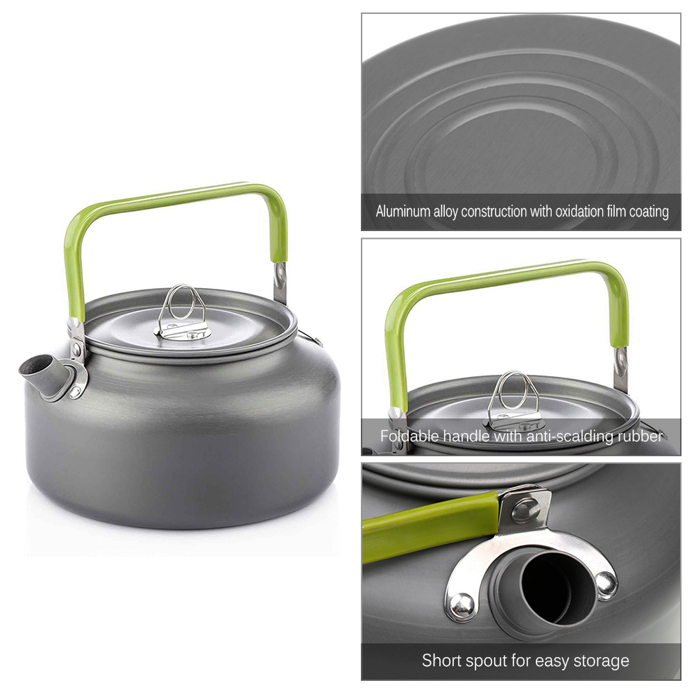 Portable Outdoor Water Kettle  - Camping Cooking Tin recension och pris