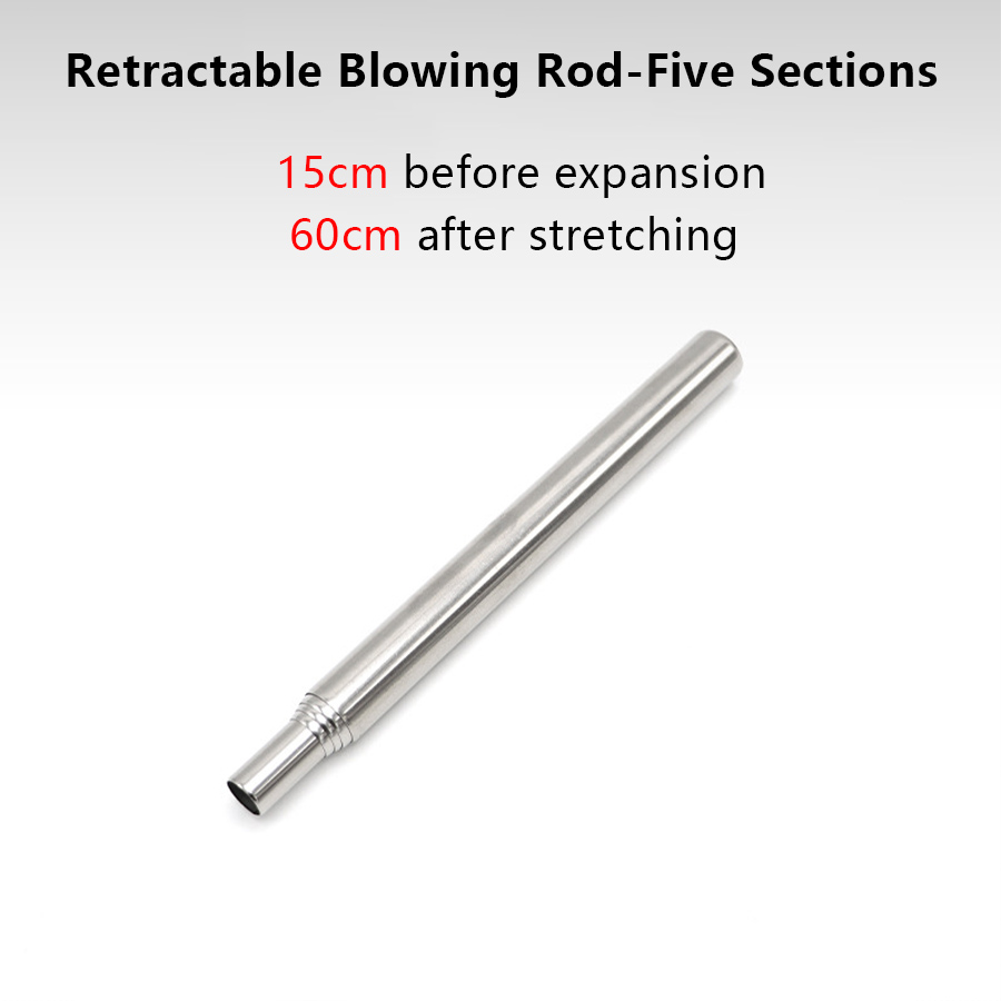 Stainless Steel Blowpipe Pocke - Camping Cooking Utilities recension och pris