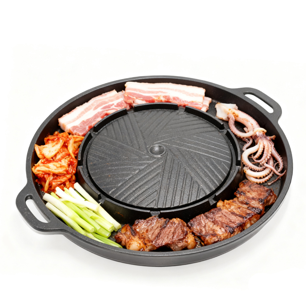 KOSUN Korean BBQ Grill Pan 2 i - Camping Cooking Grill recension och pris