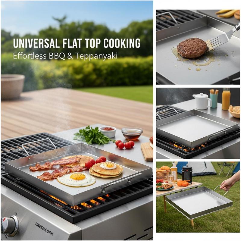 Universal Flat Top Griddle 18x - Camping Cooking Grill recension och pris
