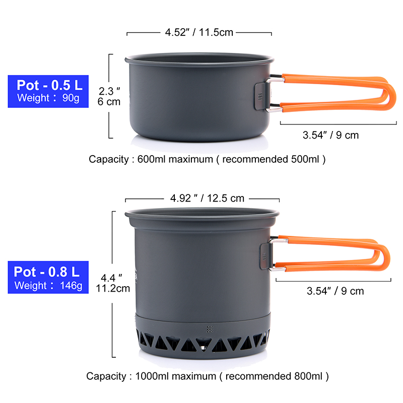 Widesea Portable Camping Cookw - Camping Cooking Ware Set recension och pris