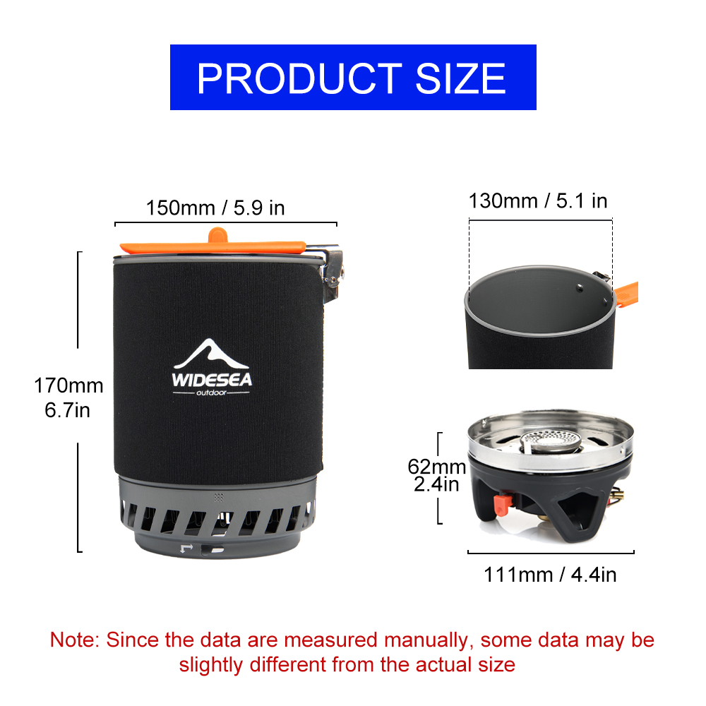 Widesea Camping Cooking System - Camping Cooking Stove recension och pris