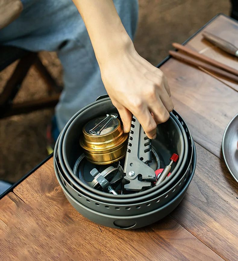 Camping Gas Stove Alcohol Stov - Camping Cooking Pack recension och pris