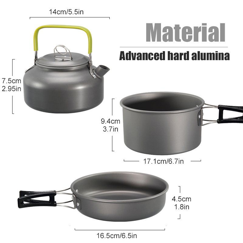 WESTTUNE Camping Cookware Kit  - Camping Cooking Pack recension och pris
