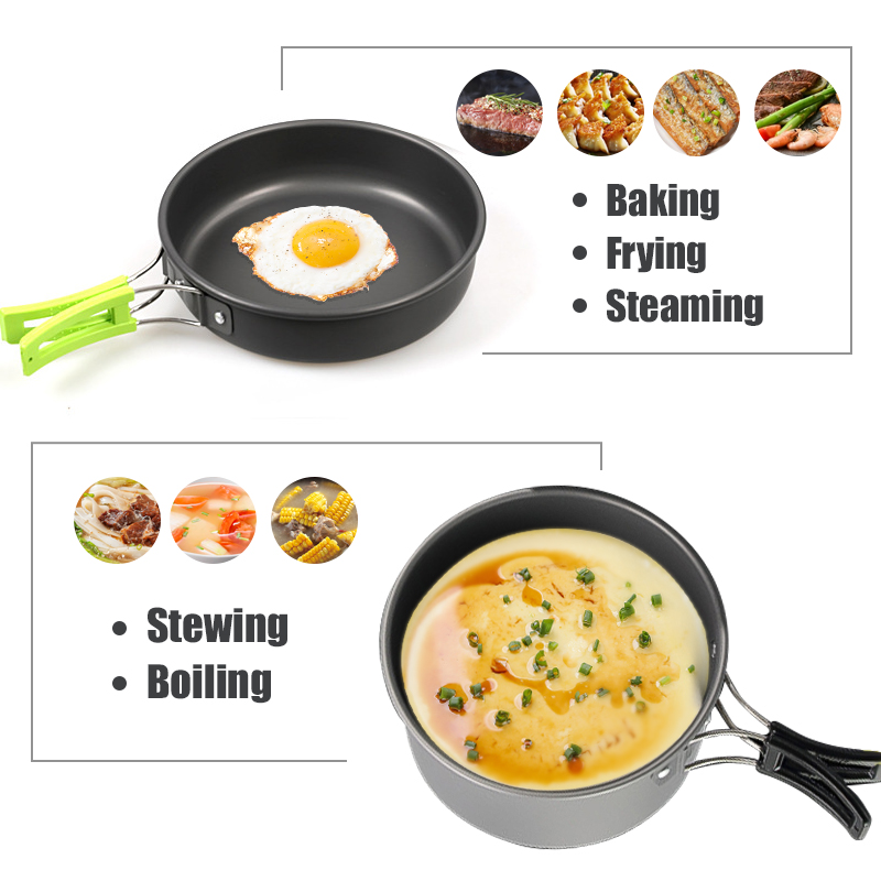 WESTTUNE Camping Cookware Kit  - Camping Cooking Pack recension och pris
