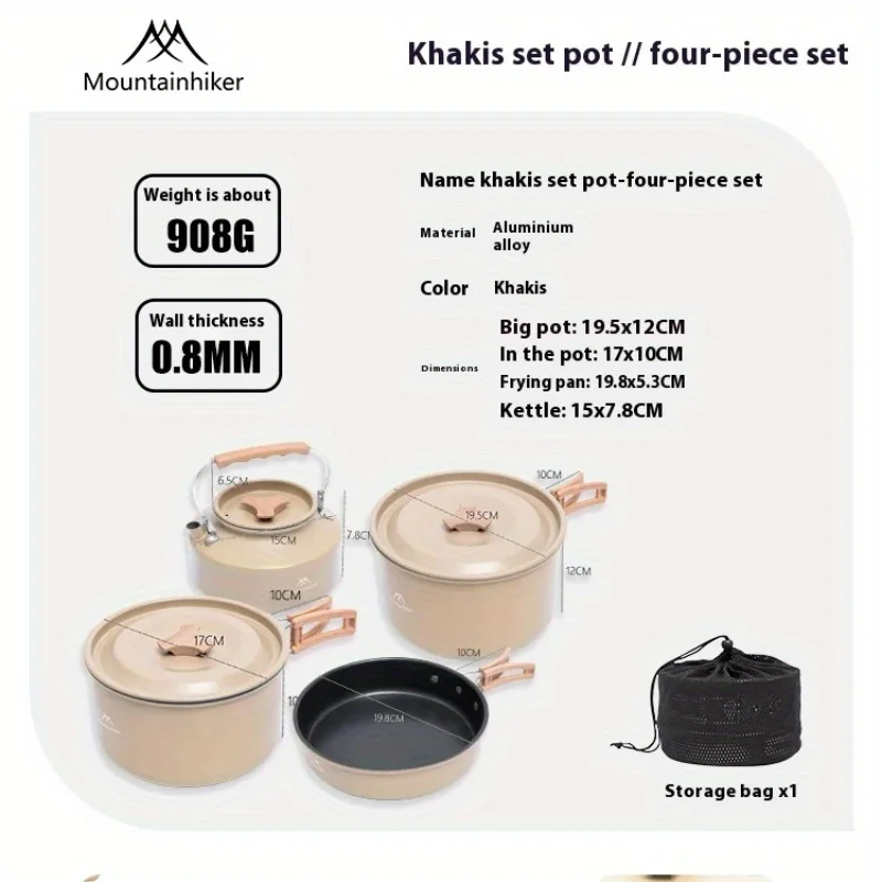 Mountainhiker new set pot kett - Camping Cooking Set Compact recension och pris