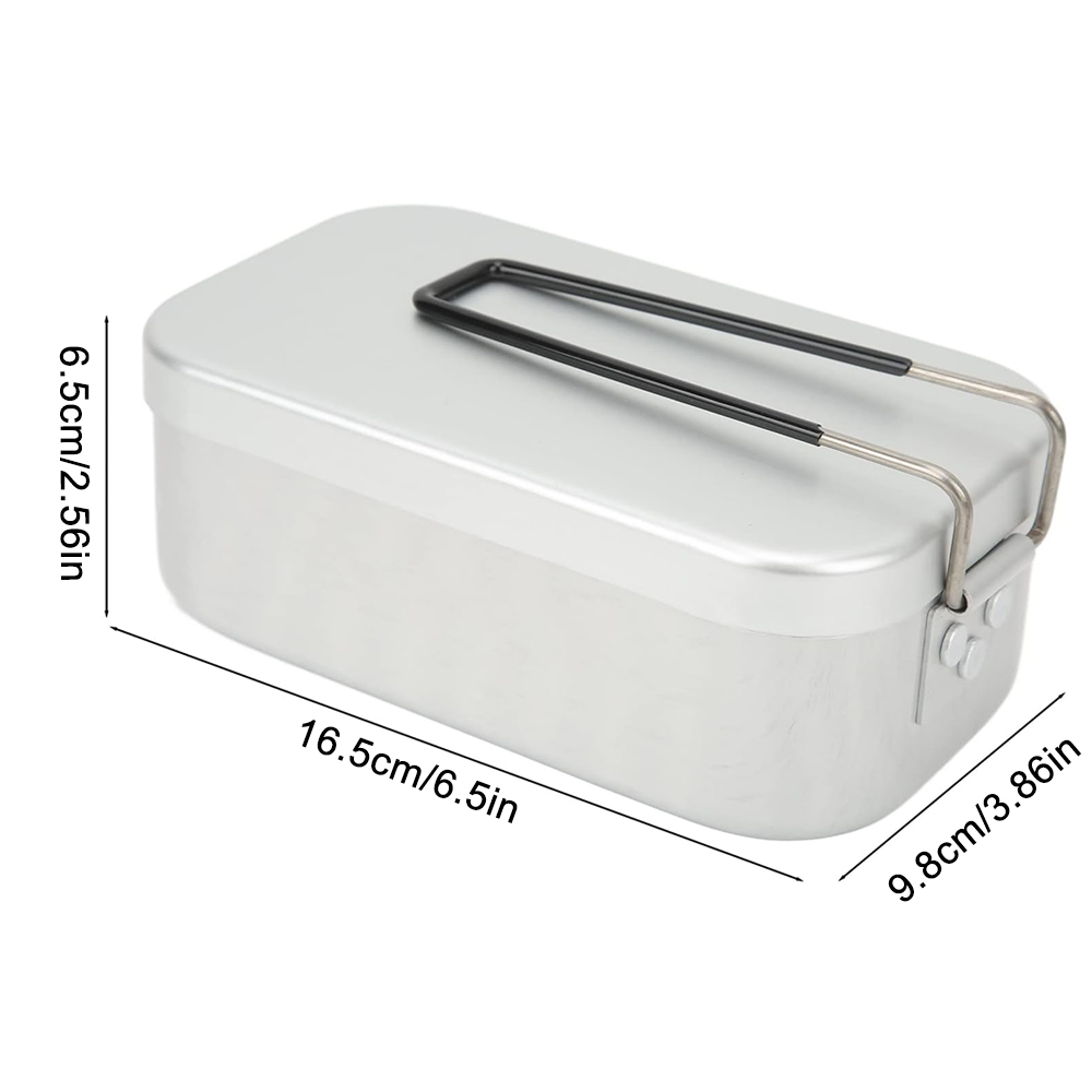 800ML Aluminum Lunch Boxes Out - Camping Cooking Pack recension och pris