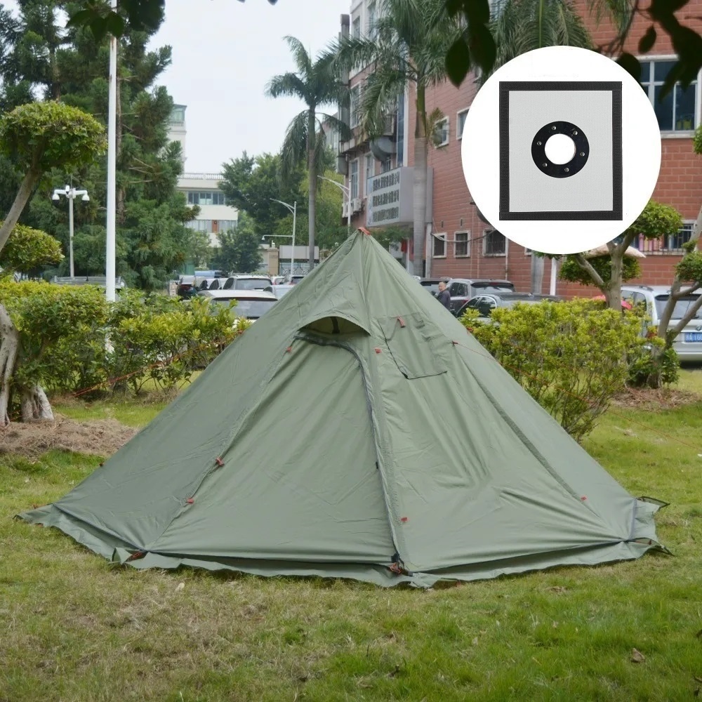 New Pyramid Tent With Snow Ski - Camping Cooking Snow recension och pris