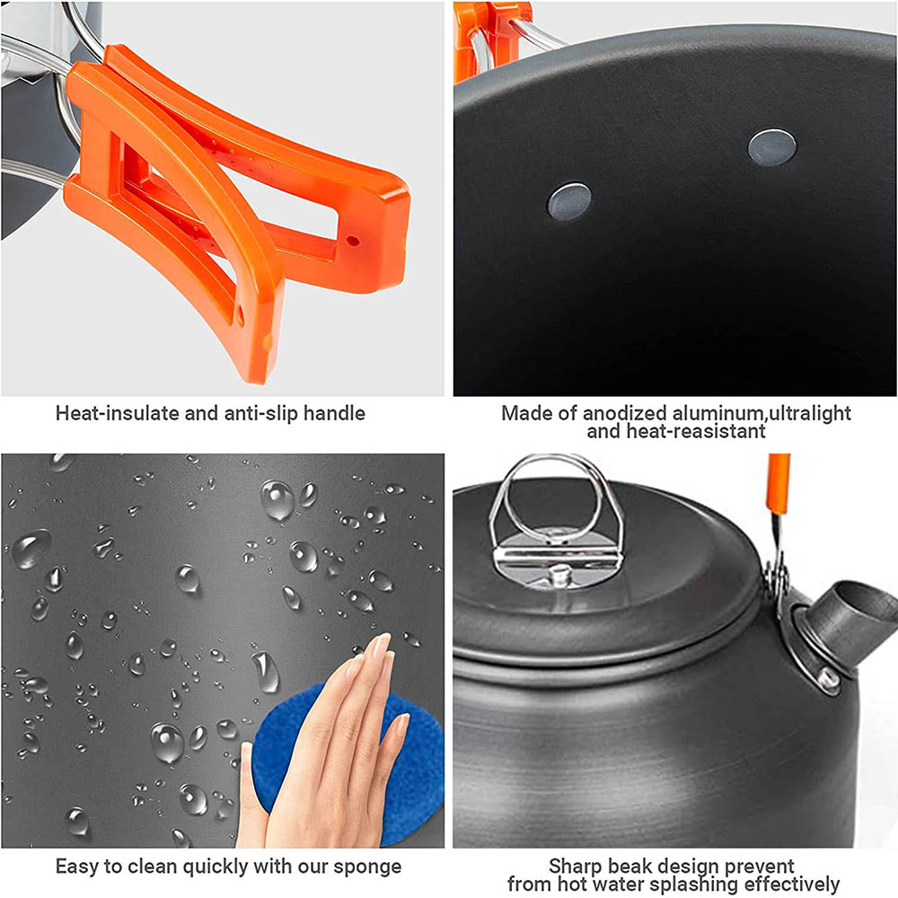 1pcs/1set Camping Cookware Kit - Camping Cooking Pack recension och pris