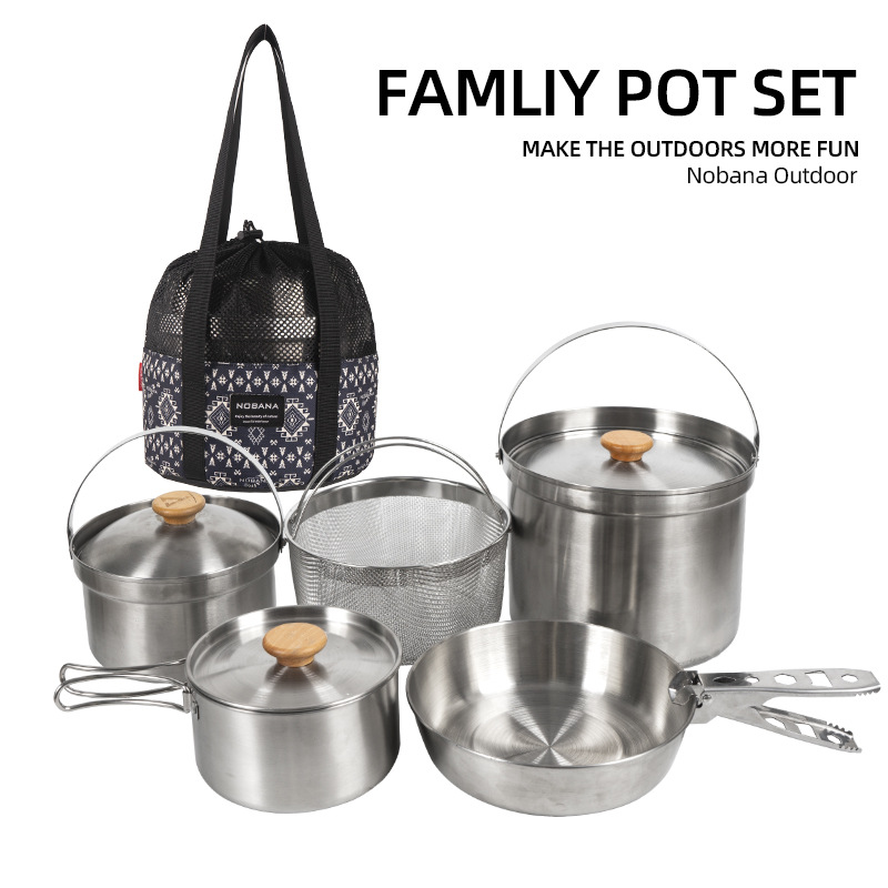 NOBANA Newest Outdoor Stainles - Camping Cooking Pack recension och pris