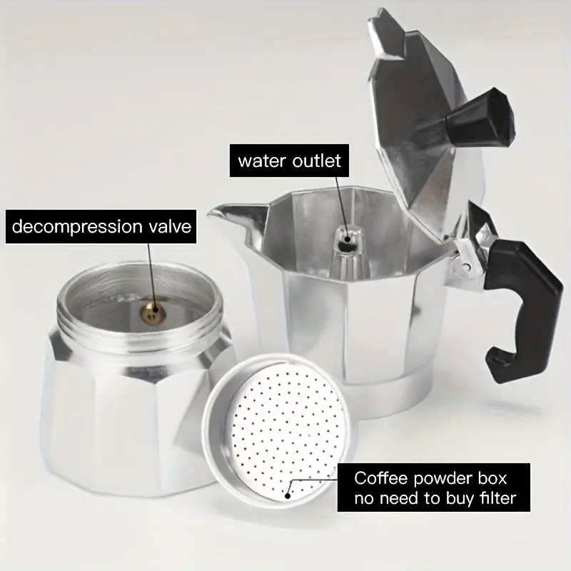 Classic Aluminum Moka Pot 50-3 - Camping Cooking Utilities recension och pris