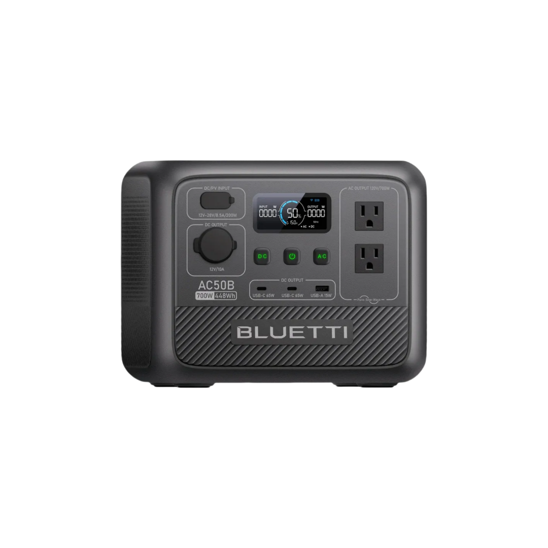 BLUETTI AC50B Portable Power S - Camping Cooking Tin recension och pris