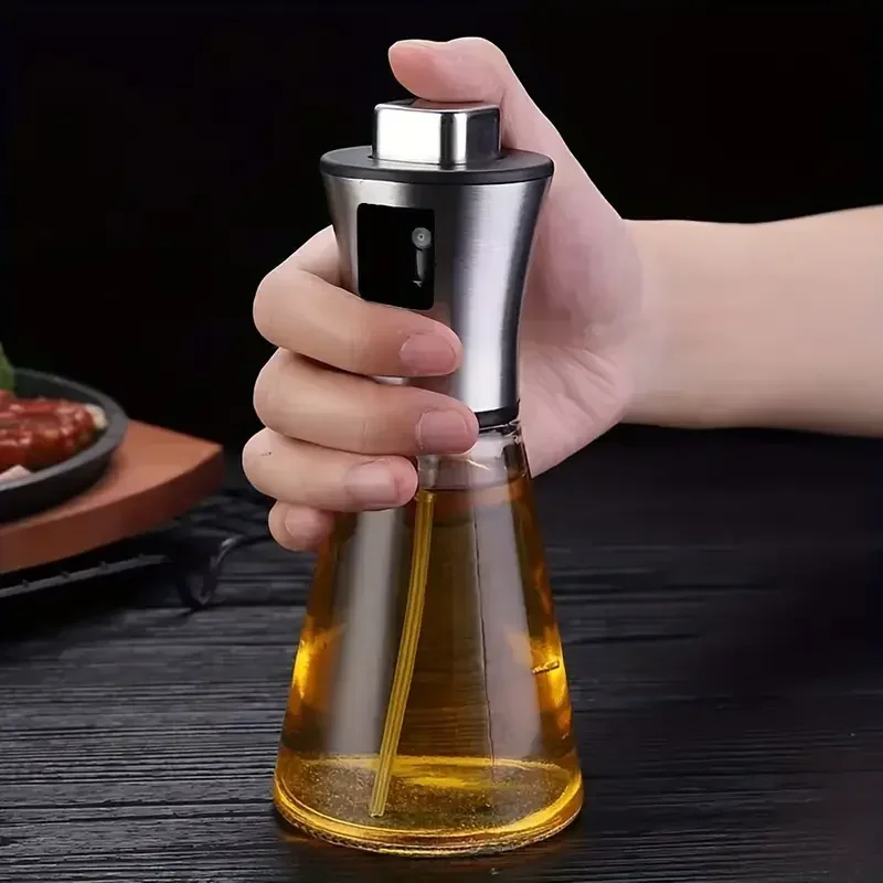 1Pc Stainless Steel Oil Spray  - Camping Cooking Oil Container recension och pris