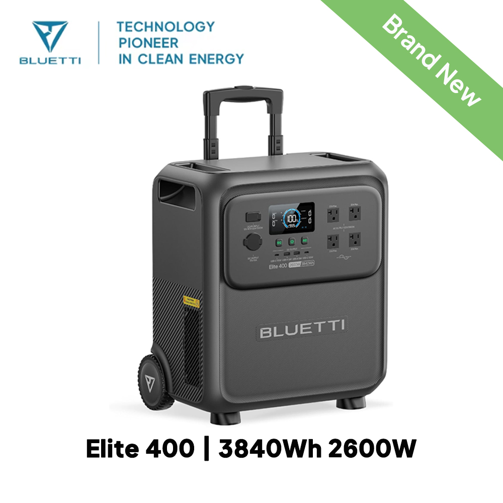 BLUETTI Elite 400 2600W 3840Wh - Camping Cooking Tin recension och pris