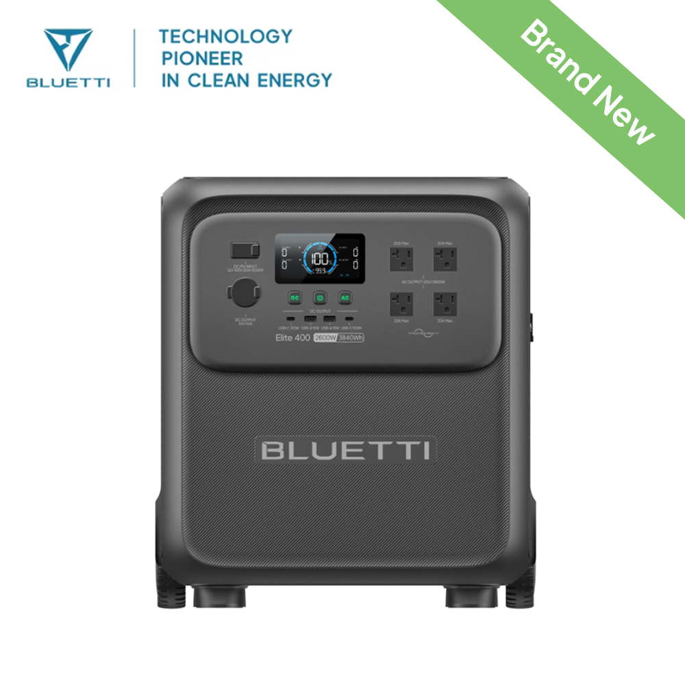 BLUETTI Elite 400 2600W 3840Wh - Camping Cooking Tin recension och pris