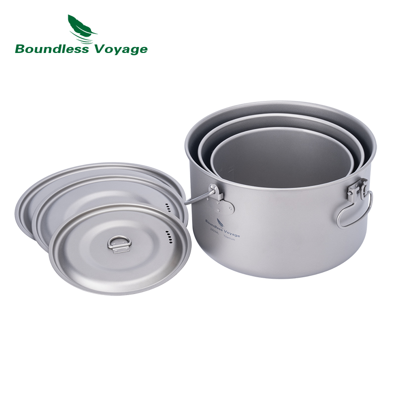 Boundless Voyage Titanium Pot  - Camping Cooking Ware Set recension och pris