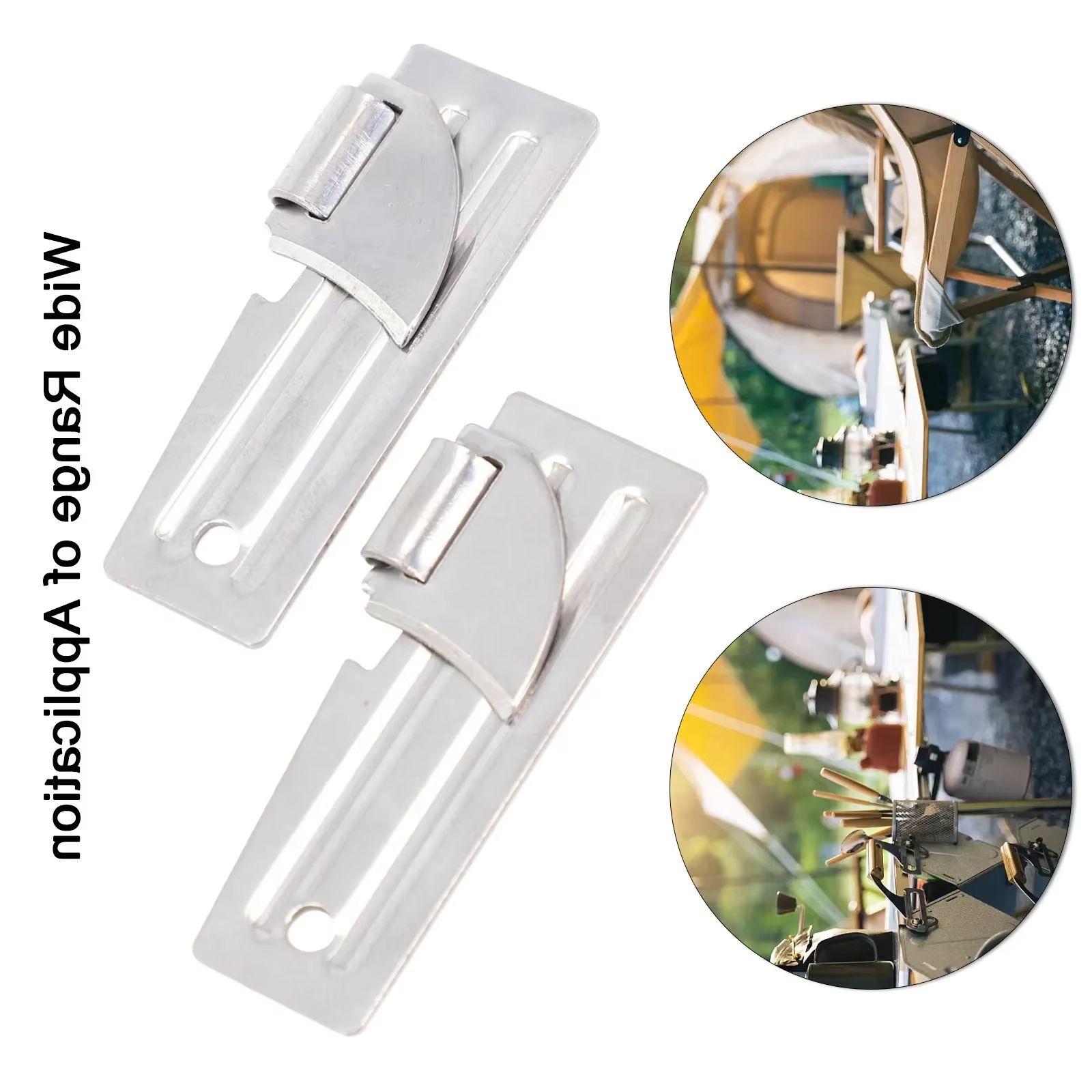 2pcs Stainless Steel Mini Fold - Camping Cooking Utilities recension och pris