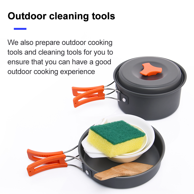 Widesea Camping Outdoor Cookwa - Camping Cooking Pack recension och pris