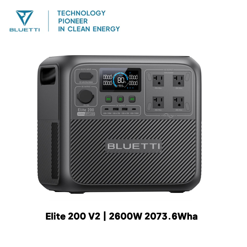 【Renew】BLUETTI Elite 200 V2 Po - Camping Cooking Stove recension och pris