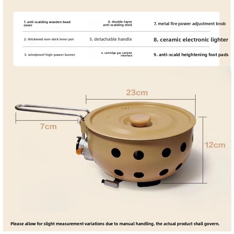 Portable Outdoor Butane Stove  - Camping Cooking Ware Set recension och pris