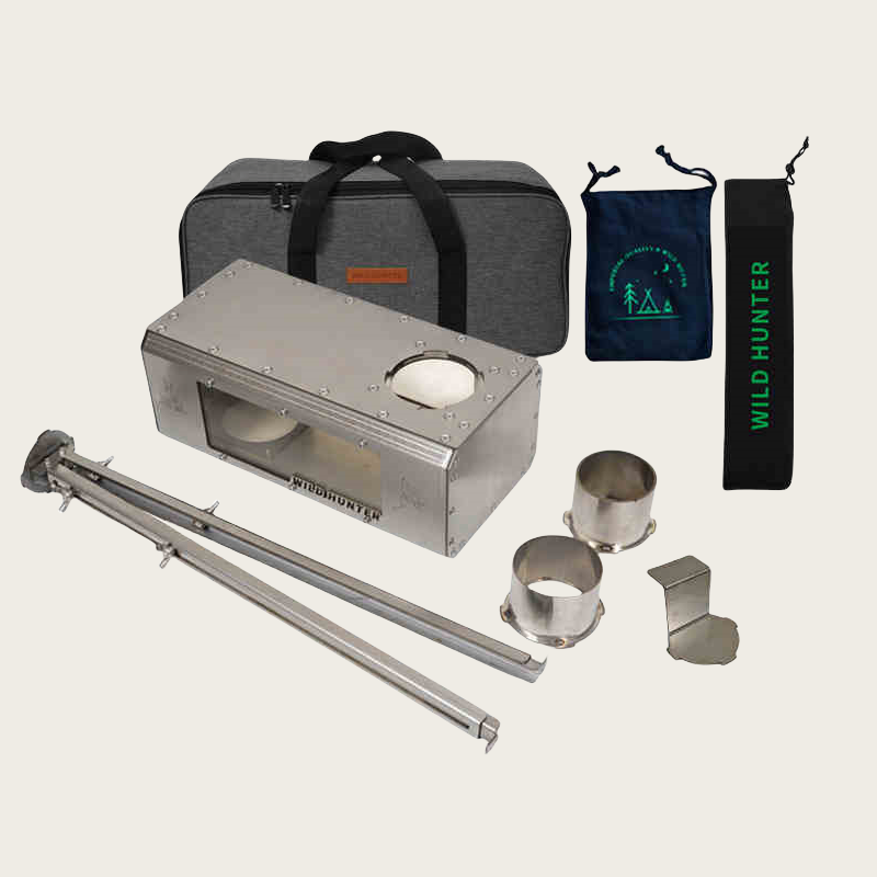 Camping Firewood Stove 2-Side  - Camping Cooking Stove recension och pris