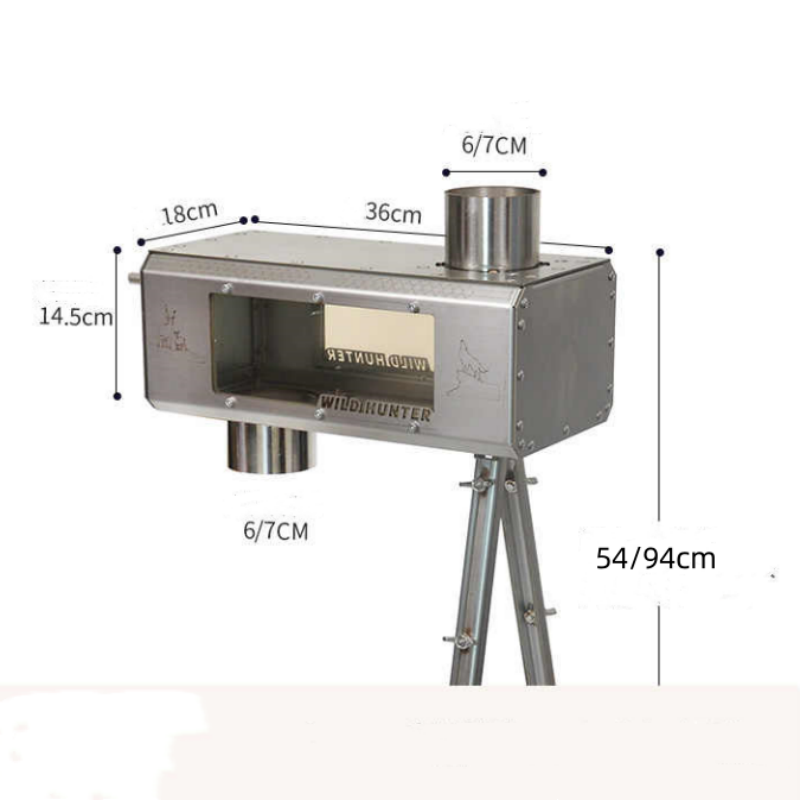 Camping Firewood Stove 2-Side  - Camping Cooking Stove recension och pris