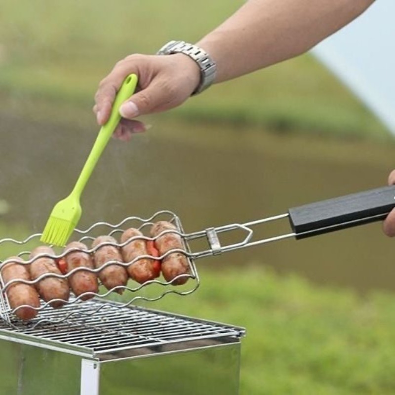 Portable Camping BBQ Grill Com - Camping Cooking Grill recension och pris