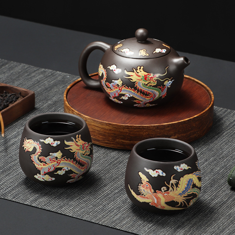 135-350ml Dragon Teapot Chines - Camping Cooking Utilities recension och pris